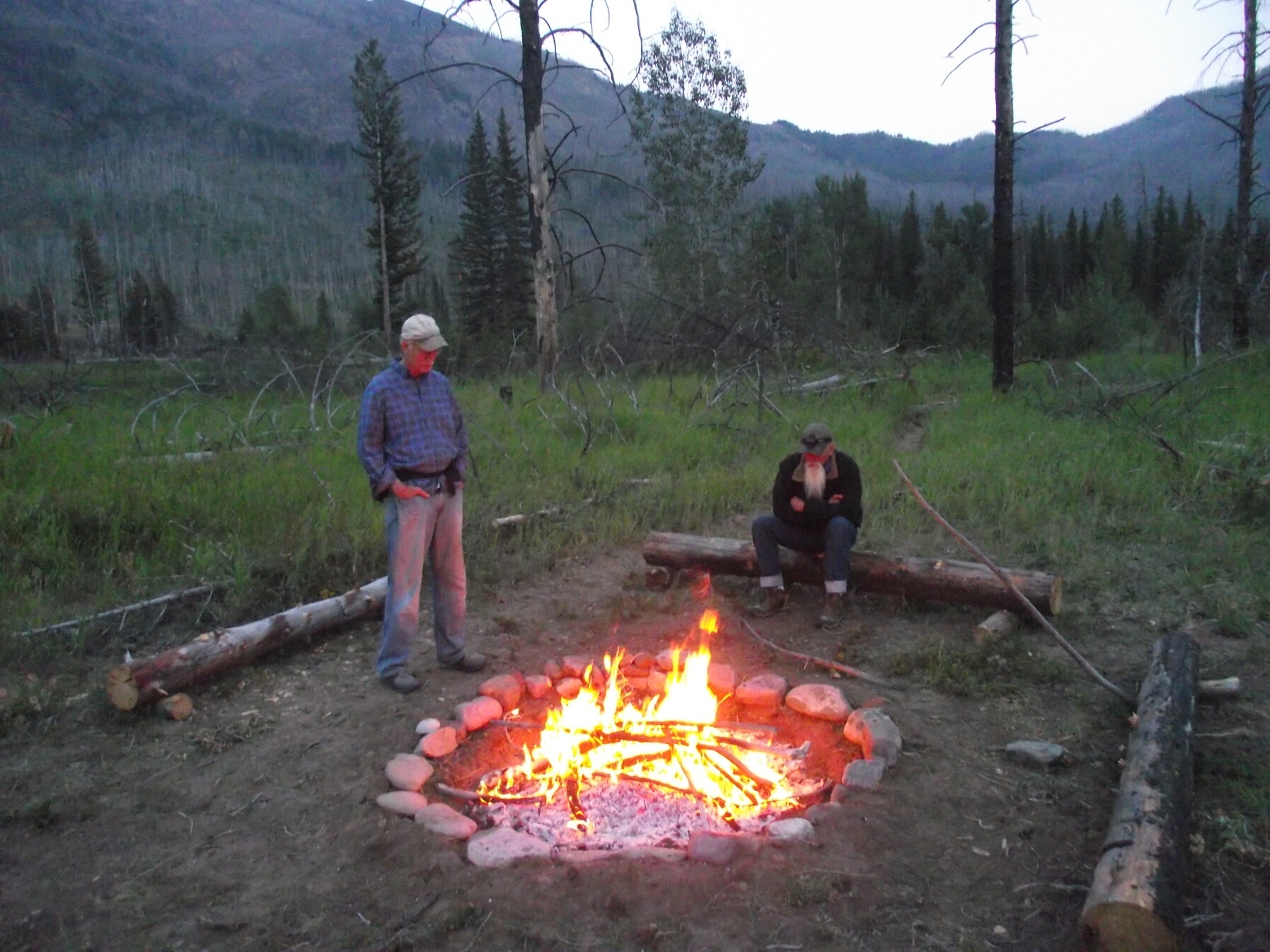 Campfire at White River