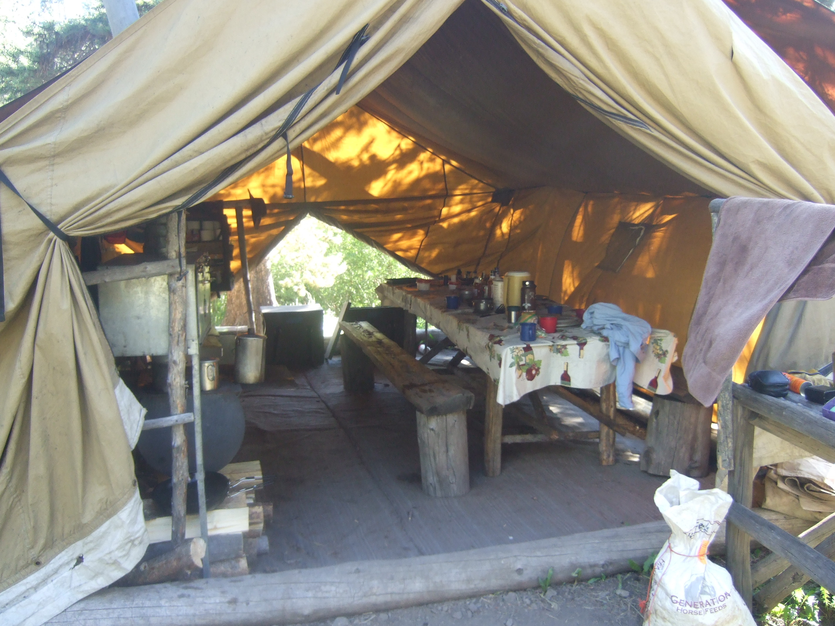 Gates Park Cook Tent